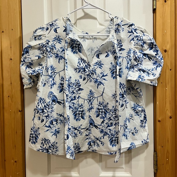 Antonio Melani x Born on Fifth Blue and White Floral Set Size 14 - Picture 11 of 14